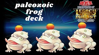 YUGIOH Legacy Of The Duelist Link Evolution paleozoic frog deckexplanationreplays MR5 [upl. by Dyrraj]