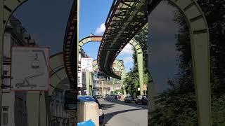 Wuppertal Schwebebahn in Vohwinkel [upl. by Cirdnek]