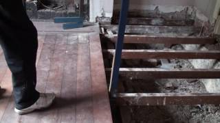 Tongue and Groove Floor board Removal [upl. by Yelram]