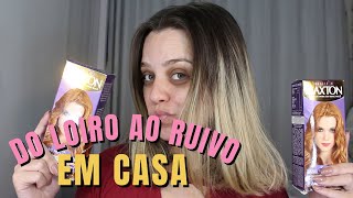 Do Loiro para o Ruivo em casa  mudança de visual [upl. by Ahseenyt410]