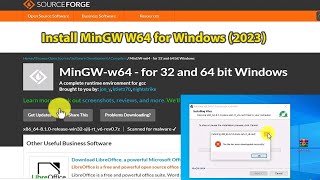 How to Install MinGW W64 for Windows 10 2023 [upl. by Enajaras]