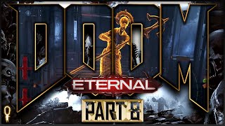 Infiltrate The Cultist Base  Doom ETERNAL Nightmare  Lets Play Part 8  VOD [upl. by Llevra]