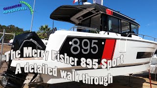 Jeanneau Merry Fisher NC 895 Sport  A detailed walkthrough [upl. by Marler]