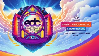 EDC Las Vegas 2024  Music Through Music Lineup Reveal [upl. by Aicirtak152]