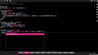 Aphex Twin  Ageispolis with Sonic Pi [upl. by Dnaleel]