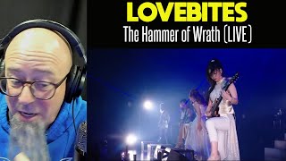 LOVEBITES  The Hammer Of Wrath Official Live Video taken from Knockin At Heavens Gate Reaction [upl. by Norok825]