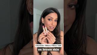 Charlotte Tilbury Pillow Talk on Brown Skin 💄 [upl. by Annol398]