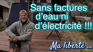 Sans factures d’eau ni d’électricité autonomie sobrietylife autonomy ecoflow starlink views [upl. by Leidag]