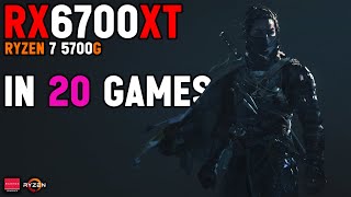 RX6700XT  Ryzen 7 5700G in 2024  20 Games Tested at 1440P [upl. by Venola]