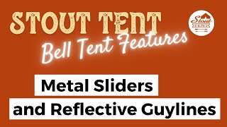 Stout Tent Guylines and Sliders vs the Competition [upl. by Ayom656]