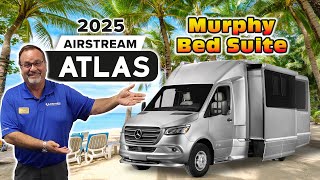 Motorhome Expert Shares the Best Class B for Full Time Living  Airstream Atlas with Murphy Bed [upl. by Farmelo788]