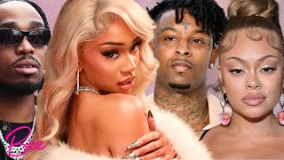 Saweetie amp Latto beefing over 21 Savage⁉️ Saweetie exposes Quavo’s s3x problem ⁉️ [upl. by Munroe856]