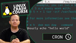 Linux Crash Course  Scheduling Tasks with Cron [upl. by Sacken]