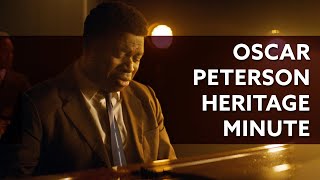 Heritage Minutes Oscar Peterson [upl. by Epuladaug]