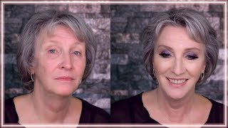 Reife Haut schminken Tutorial Anti Aging Make Up ab 40 50 60 70 Pflege Serum Umstyling ältere Haut [upl. by Nuarb]