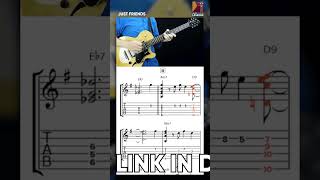 quotJust Friendsquot Jazz Guitar Chord Melody  with FREE Tabs [upl. by Atkins]