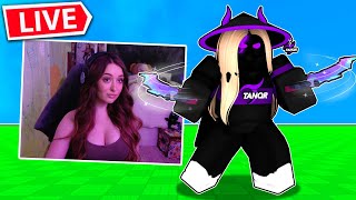 🔴LIVE ROBLOX BEDWARS CUSTOM GAMES🔴WIN A FREE KIT🔴 [upl. by Vachel]