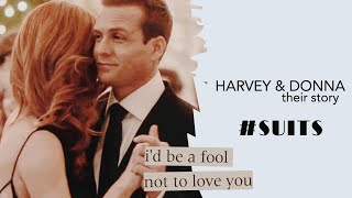 Harvey and Donna  all their story  SUITS [upl. by Undine]