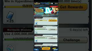 Win in Hyperdimensional CoOp 6500000 Times Completed dragonballlegends [upl. by Nareht]