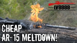 Cheap AR15 Meltdown [upl. by Kursh]