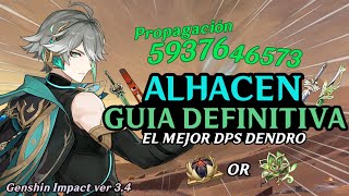 GUIA COMPLETA DE ALHACEN La Mejor Build para Alhaitham Armas y Equipos  Genshin Impact [upl. by Collyer]