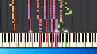 Piano Tutorial SynthesiaCher  Dove de Lamore tt [upl. by Vaughan938]