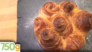 Recette de Brioche bouldoulk ou Brioche cheminée  750g [upl. by Essy]