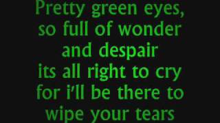 Ultrabeat  Pretty green eyes Lyrics [upl. by Ahsirek]