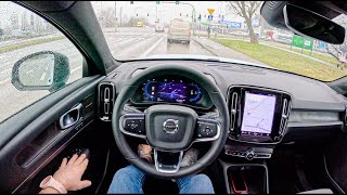 2024 Volvo C40 Recharge 252 HP  POV Test Drive [upl. by Ynattirb506]