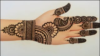 Latest Stylish mehndi design mehndi designssimple easy mehndi design henna Mehndi designmehndi [upl. by Crystal]