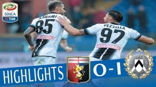 Genoa  Udinese 01  Highlights  Giornata 22  Serie A TIM 201718 [upl. by Tnairb]