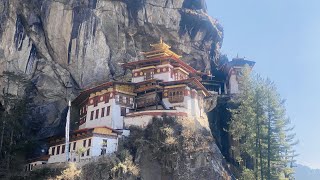 Tigers Nest in Bhutan Trekking to the SPECTACULAR Monastery on a Cliff  Paro Taktsang [upl. by Arimat]