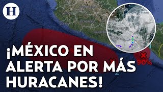 ¿Se convertirán en huracanes SMN alerta por la posible formación de cuatro ciclones cerca de México [upl. by Eilraep]