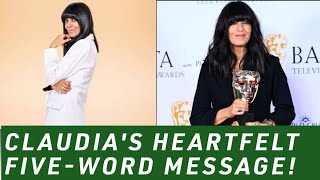 Emotional Message Claudia Winklemans FiveWord Plea to Lovequot [upl. by Yrtnej818]