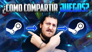 ❤️ Cómo COMPARTIR juegos en STEAM  TUTORIAL PRÉSTAMO FAMILIAR [upl. by Aelsel146]