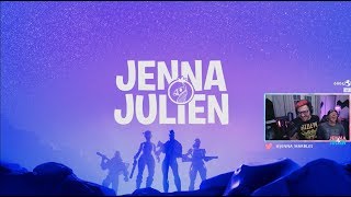 jennajulien play fortnite lol [upl. by Arlyne]