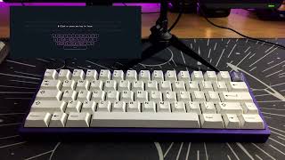 KBDFans TOFU60 PE foam  Tempest mod  ORing Mount Sound Test [upl. by Pascoe]