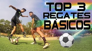 TOP 3 REGATES BÁSICOS ⚽️ pero EFECTIVOS ⚡️ para LLEVARTE a tu RIVAL 🔥 [upl. by Terti]