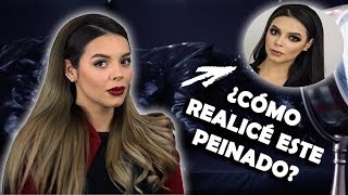 PEINADO FÁCIL Y RÁPIDO DE DIADEMA PASO A PASO  ITZEL URÍAS [upl. by Naujej]