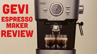 GEVI Espresso Machine Review [upl. by Duax321]