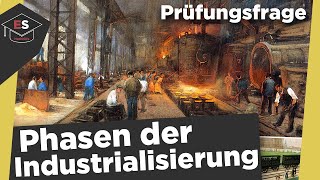 Phasen der Industrialisierung  Wie verlief die Industrielle Revolution Industrialisierung erklärt [upl. by Aikemot]