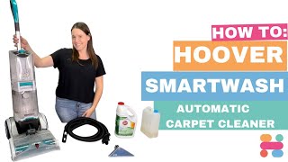 How to Use Hoover Carpet Cleaner Full Tutorial [upl. by Riocard]