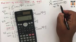 DSP6 Problem on Inverse Discrete Fourier Transform IDFT  EC Academy [upl. by Eima517]