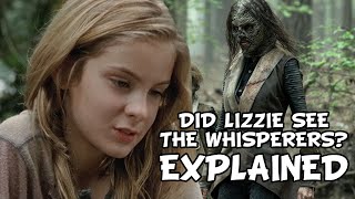 Did Lizzie See The Whisperers  The Walking Dead Theory Explained [upl. by Landry]