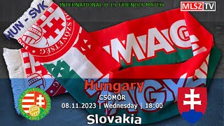 U19es felkészülési futsal mérkőzés Magyarország  Szlovákia 20231108 stream [upl. by Maje]