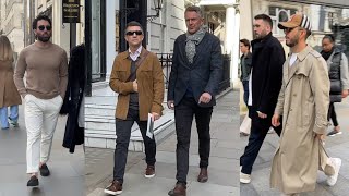 Men’s Street Fashion 2024 What are Mens Wearing in London [upl. by Garlen884]