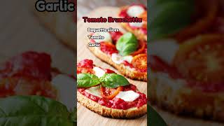 Easy Tomato Bruschetta Recipe Fresh Italian Appetizer [upl. by Rellia]