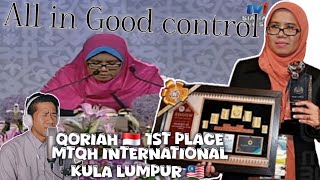 SUARANYA KUAT QORIAH INDONESIA YANG MEMENANGI TILAWAH INTERNASIONAL DI MALAYSIA  VIDEO REACTION [upl. by Man]