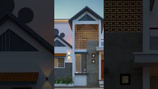 Sloping roof house 3d home [upl. by Eillen520]