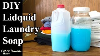 Easy To Make Liquid Laundry Soap [upl. by Yelreveb]